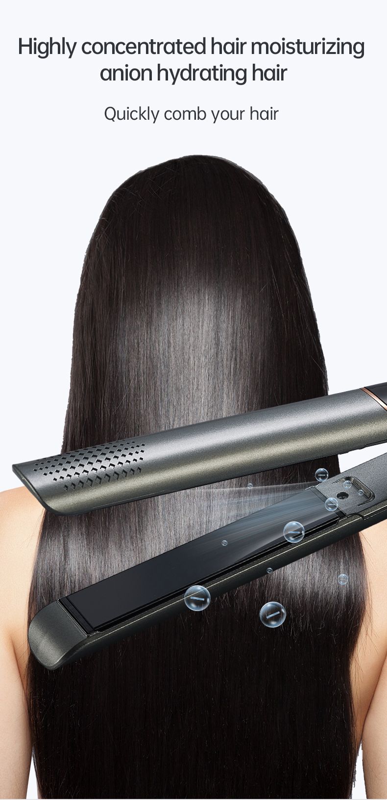 New Electric Straightener And Curler Dual-use Curling Iron Hair Straightening Plate_voghion.com