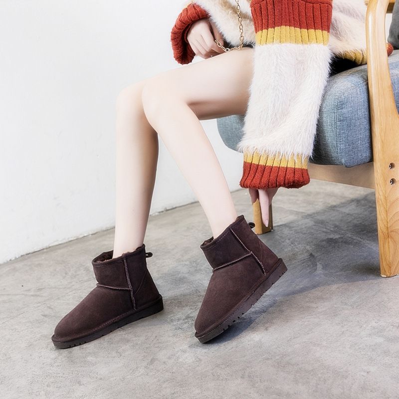 2025New Australian XLL А UG leather learning short men's and women's snow boots for winter_voghion.com
