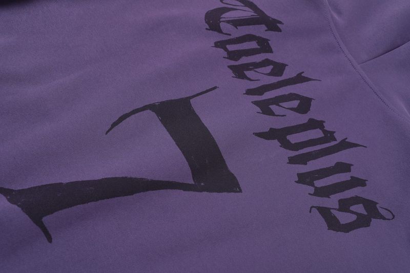 Felpa con cappuccio e zip da uomo con strass e fiamme retrò – Giacca streetwear oversize (grigio/viola, M-XL)_voghion.com