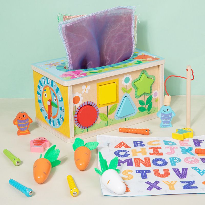 Giocattoli educativi per bambini, pesca con la carta, ravanelli, cattura di insetti, orologio_voghion.com