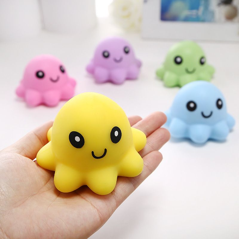 Foam Squishies Creative Pinching Octopus Toy Vent Flour Ball Octopus Decompression Artifact Slow Rebound Trick Toy_voghion.com