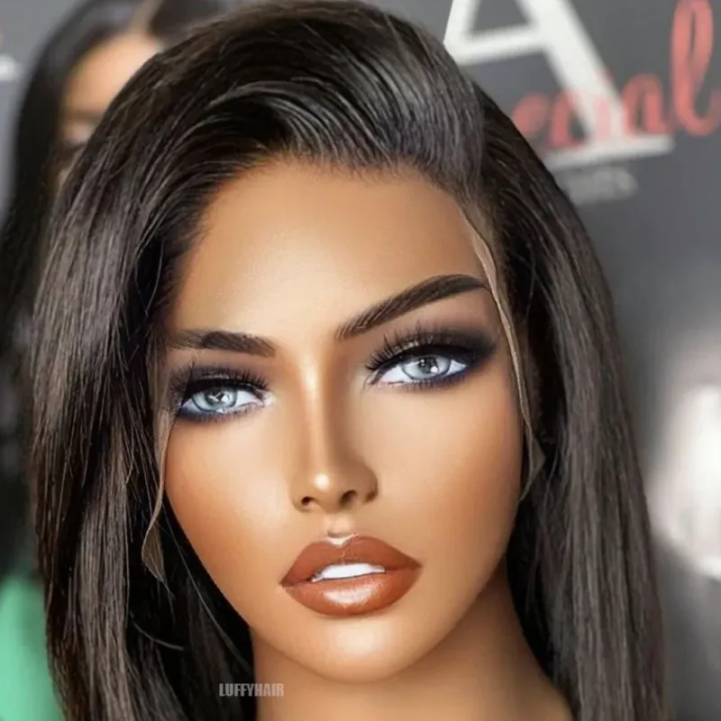 Short Bob Silk Base Human Hair Wig For Women 12inch 200 Density 5x5 Silk Base Closure Wigs Bob_voghion.com