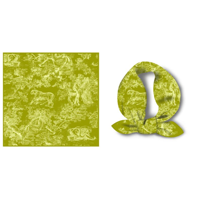 Neue twill frauen zoo kopftuch sommer simulation seide dünne professionelle flugbegleiterin quadrat schal_voghion.com