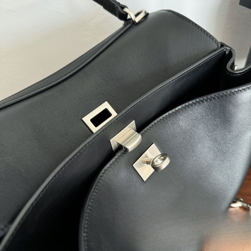 Bolso de mano THE Rodeo, bolso de mano de piel de vaca de alta gama, relajado, minimalista y de gran capacidad, bolso bandolera_voghion.com
