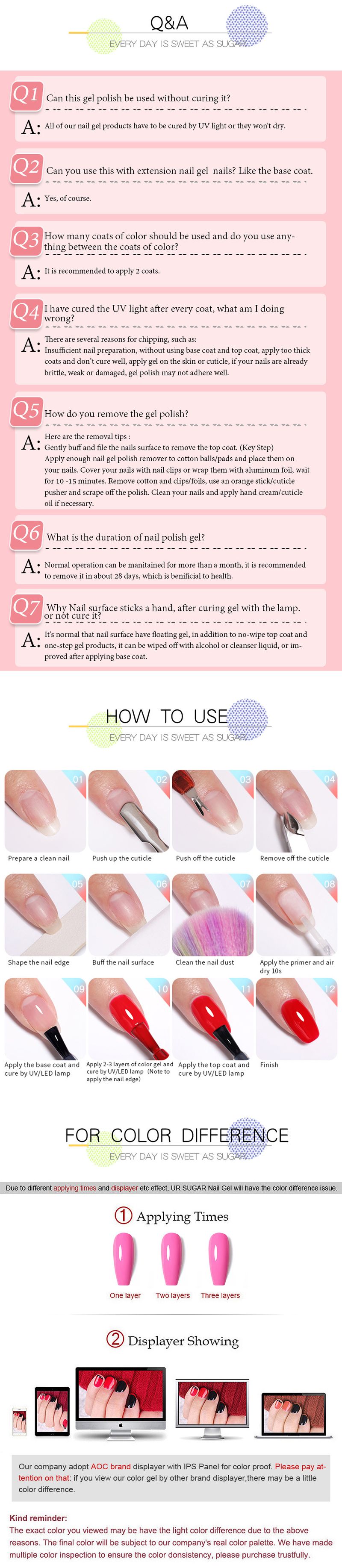 Nagelkleber, einfarbig, 7,5 ml, Plastikflasche, Glitzer, Temperaturänderung, Farbverlauf, Lichttherapie, Nagellack, Nagelkleber_voghion.com