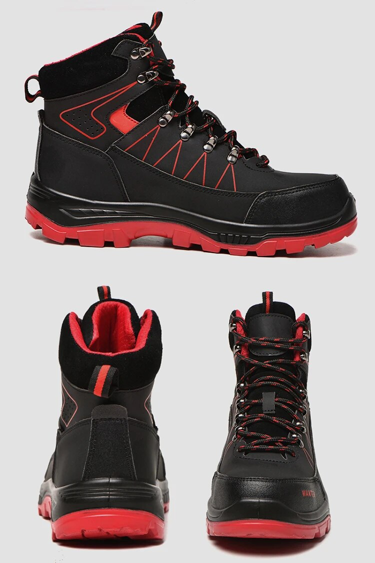 Bottes légères et confortables pour hommes, baskets de travail à bout en acier, chaussures de protection de sécurité indestructibles_voghion.com