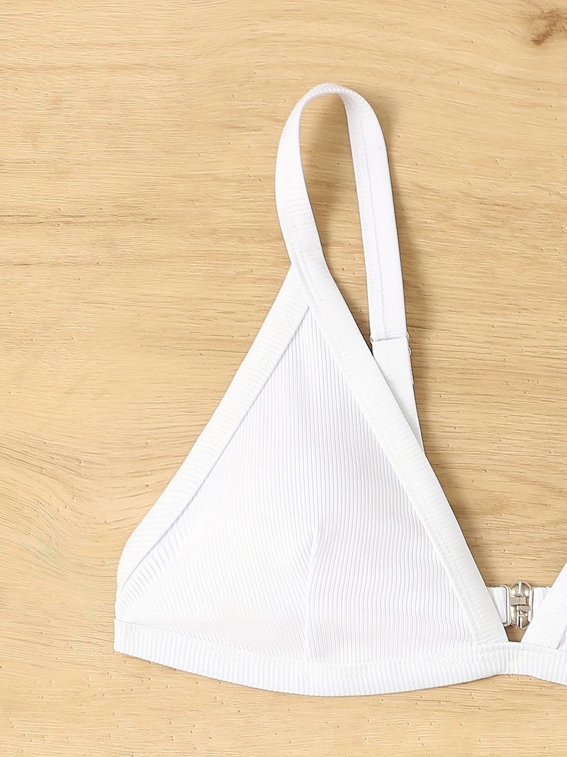 Damenbekleidung Heißer Verkauf Farbabstimmung Split Bikini Badeanzug Damen Badeanzug Sexy Sling Backless Beachwear_voghion.com