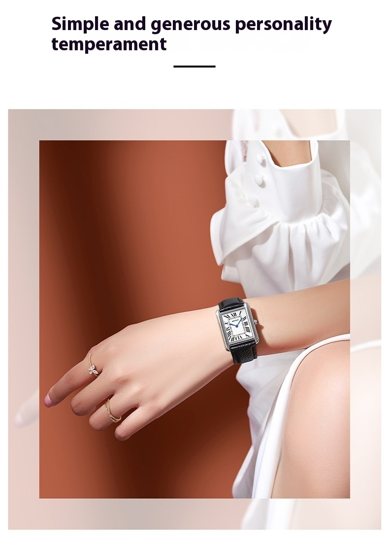 Curea pătrată la modă, cu cataramă fluture cu model de tanc roman, impermeabilă, minimalistă, pentru bărbați și femei_voghion.com