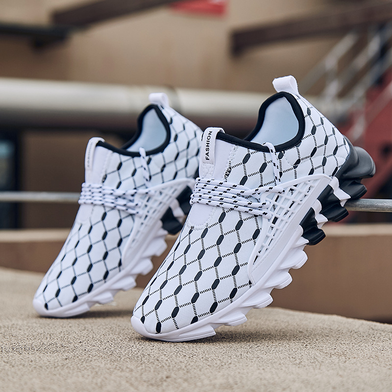Scarpe da tennis Scarpe da basket Scarpe da ginnastica Tessuto sintetico Assorbimento degli urti Scarpe da ginnastica durevoli e traspiranti_voghion.com