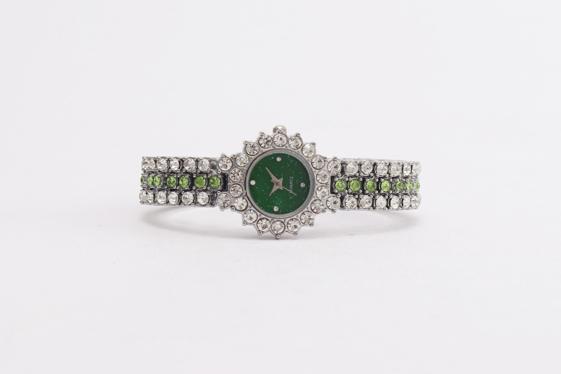 Women's Watch With Colorful Bracelet, Fashionable Diamond-Studded Quartz_voghion.com