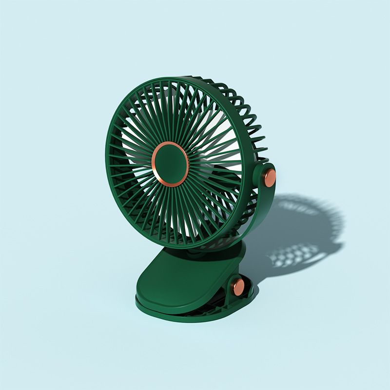 Novo ventilador elétrico portátil recarregável USB de mesa de 6 polegadas para dormitório e escritório, mini ventilador elétrico silencioso de alta velocidade_voghion.com