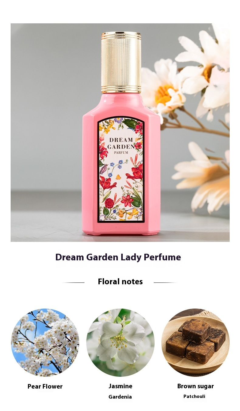 2024 Nieuwe damesparfum Blijvende geur Frisse parfum Driedelige doos Geurbloemverhaal Parfumgeschenkdoosset_voghion.com
