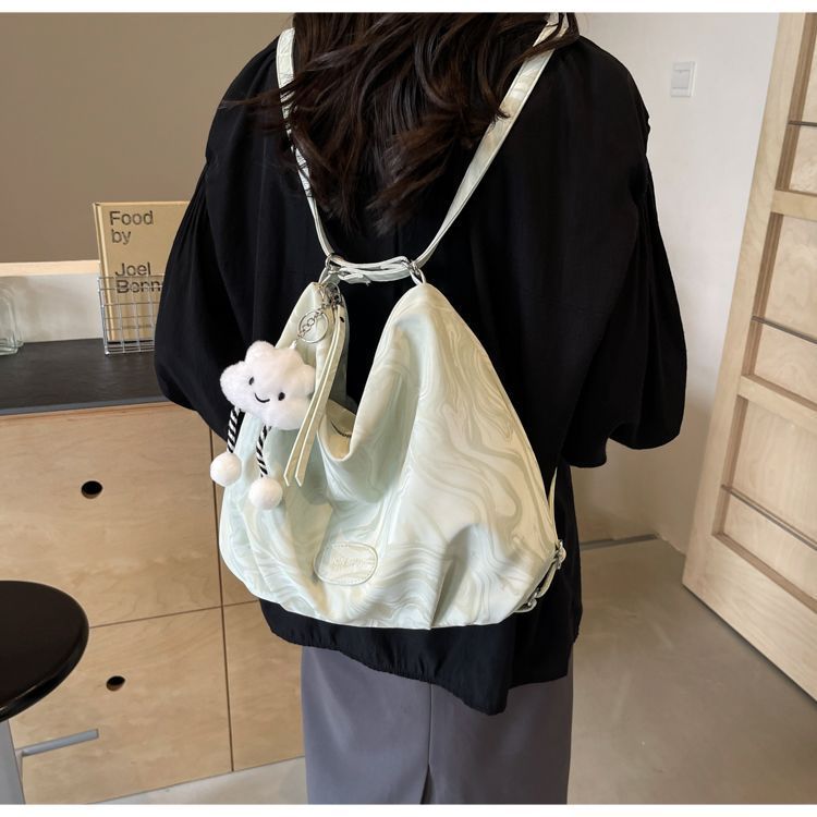 Borsa tote minimalista e capiente per donna, modello coreano, estate 2024, versatile, con tracolla di alta qualità e tracolla ascellare._voghion.com