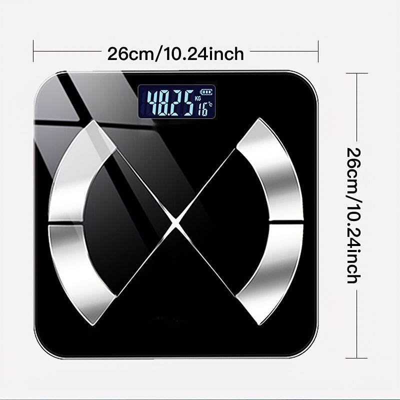 Aggiorna la tua bilancia digitale intelligente da bagno con misurazione wireless del grasso corporeo, BMI, massa muscolare e altri 18 parametri_voghion.com