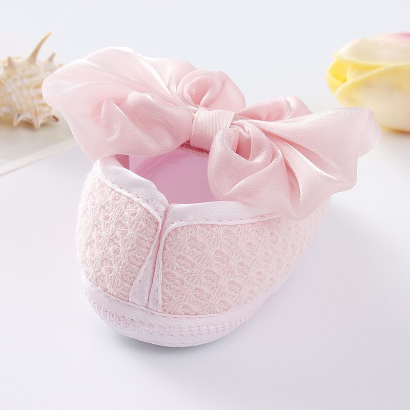 Mutter & Kinder Neue grenzüberschreitende frühling und herbst baby schuhe stirnband set 0-1 jahre altes baby schuhe weiche sohle kleinkind prinzessin schuhe 3-8 monate_voghion.com