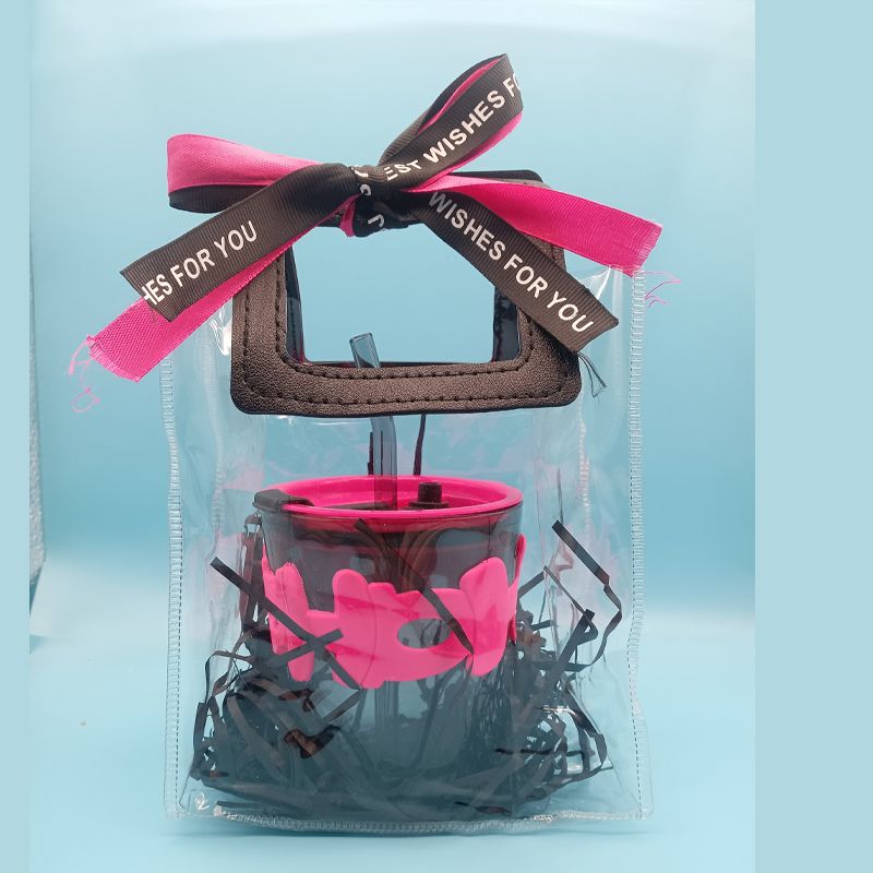 Doppeltes Trinkglas Bambus Joint Cup Eröffnungsveranstaltung Geschenk Giveaway Hotelunternehmen Senden Sie Kundendruck_voghion.com