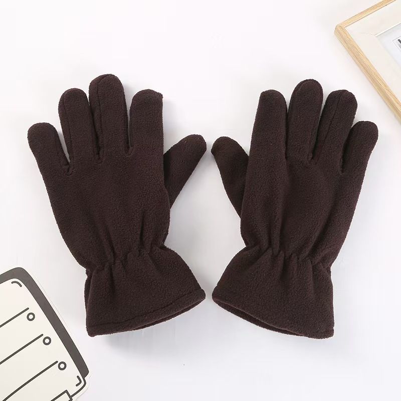 001 Guantes de invierno para esquí, nieve, juegos, forro polar grueso, cálidos, para ciclismo al aire libre, resistentes al viento_voghion.com