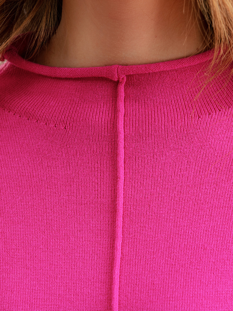 Kadın giyim Örme kazak iki parçalı set kadın sonbahar ve kış yeni gevşek rahat geniş bacak pantolon takım elbise net kırmızı mizaç_voghion.com