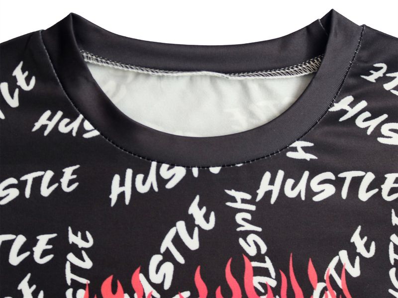 Mother&Kids Boy's T-shirt Summer children handsome trend letter-printed short-sleeved T-shirt sportswear_voghion.com