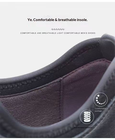 Glide Cross-Border Fashion Business Schnürschuhe aus weichem Leder, flach, formell, britischer Stil, lässige Herrenschuhe_voghion.com