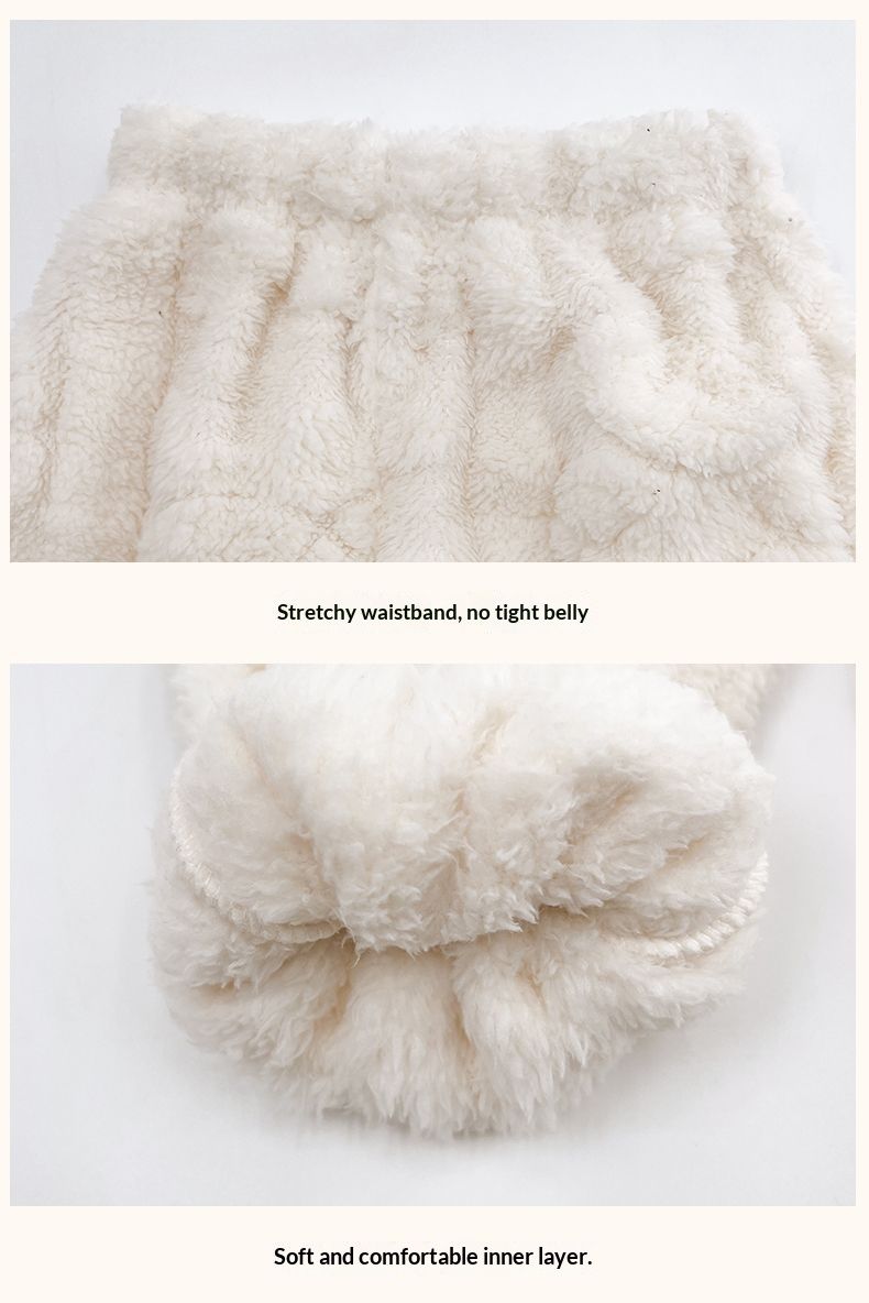 ToyPulse Coss-Bode Gils' Pajama Set 2024 Baby Gil Childen's Thickened Wam Homewea Coal Fleece Autumn Winte Style_voghion.com