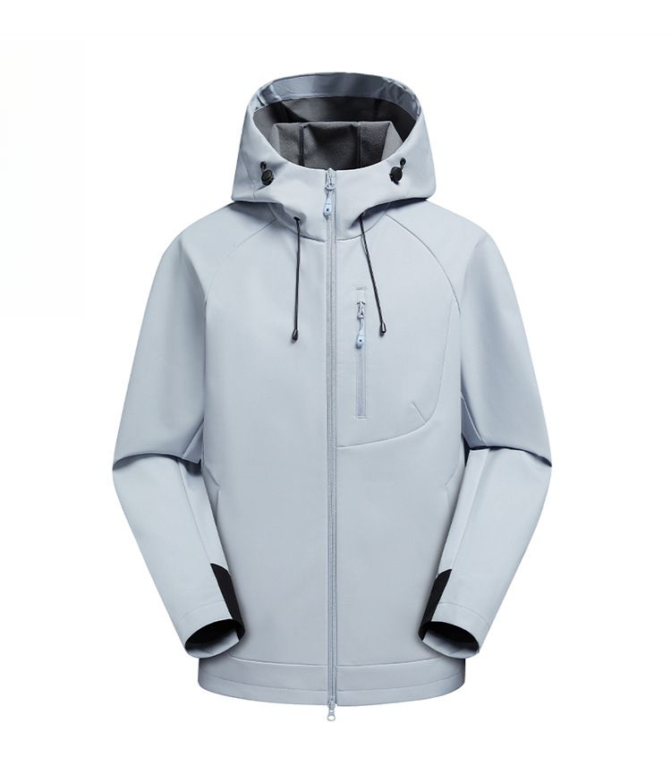 Casual Sports Soft Shell Running Unisex Lightweight Fleece Waterproof Hiking Jacket Outdoor Windbreaker_voghion.com