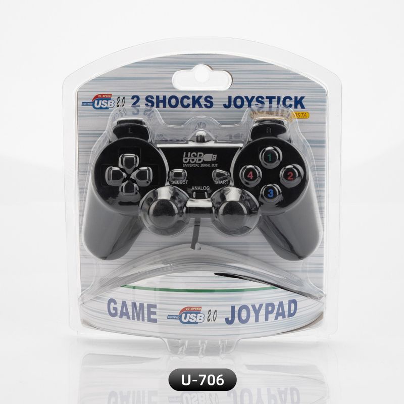 P2 appearance handle PC computer wired game handle 208 game handle 706 game handle transparent handle_voghion.com