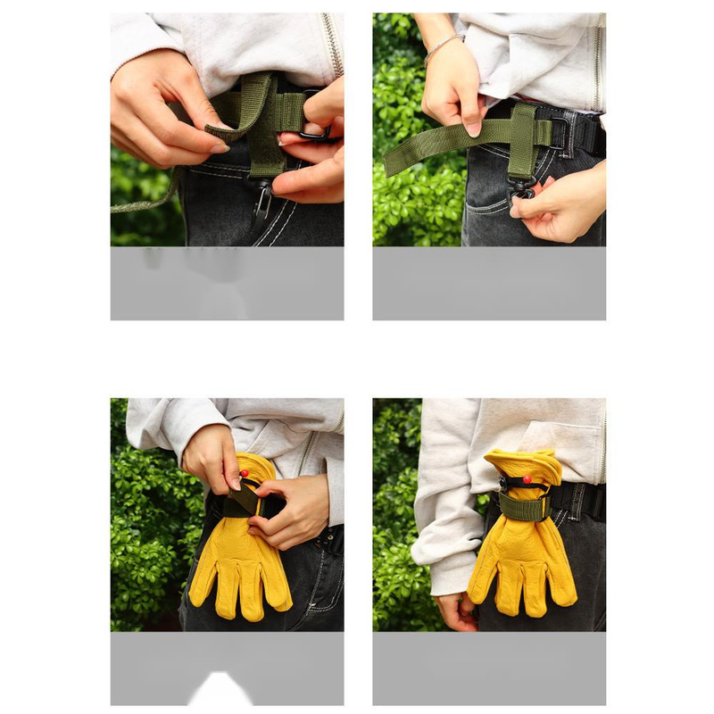 Outdoor Gear Keeper - Moschettone in nylon resistente da 1" con elastico di sicurezza | Adatto per guanti, cappelli e attrezzi_voghion.com