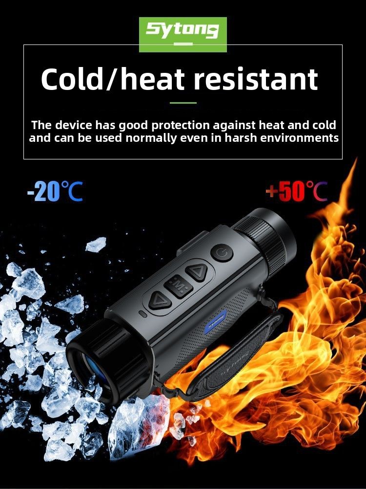 Sytong XS06 Imager portatile con telemetro Strumento di ricerca per immagini termiche a infrarossi impermeabile HD per esterni_voghion.com