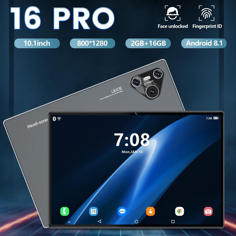 Tablet New 16 Pro 10,1 Zoll 8g + 256g Android-System 8.1 Großer Bildschirm Bluetooth_voghion.com