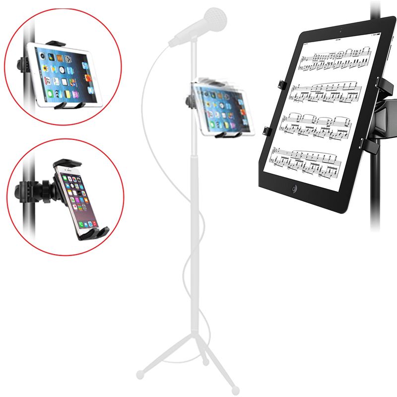 Mikrofonständer Handyhalter Mikrofonhalterung Kleiner Ständer 360° Auto Rücksitz Telefonhalter Mikrofonständer Halterung_voghion.com