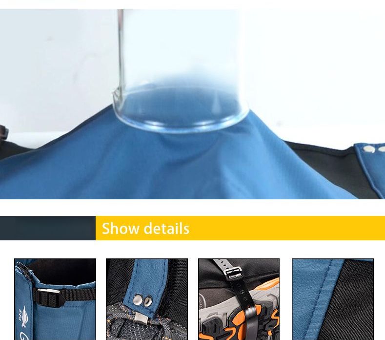 Chaussures d'alpinisme en plein air anti-sable, équipement de randonnée dans le désert, pour hommes et femmes, ski, imperméables et respirantes_voghion.com