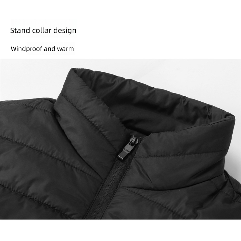 Gilet riscaldato per arrampicata, caldo gilet elettrico per lo sci, abbigliamento riscaldante a nove zone_voghion.com