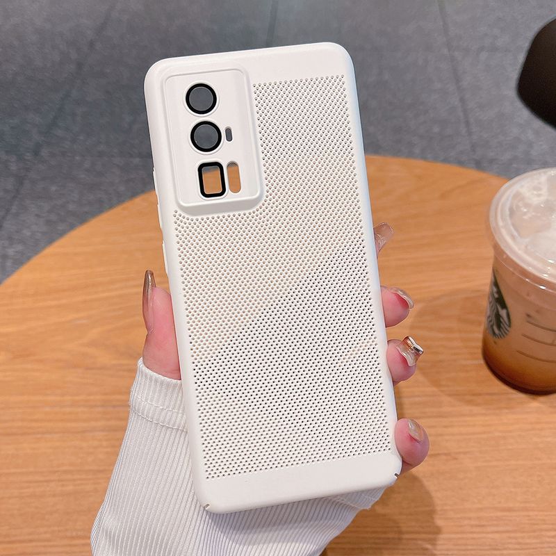 Funda de disipación de calor de malla de enfriamiento para Xiaomi 13 14 Lite Ultra Poco f5 Redmi Note 11 12 Pro Plus Funda transpirable_voghion.com