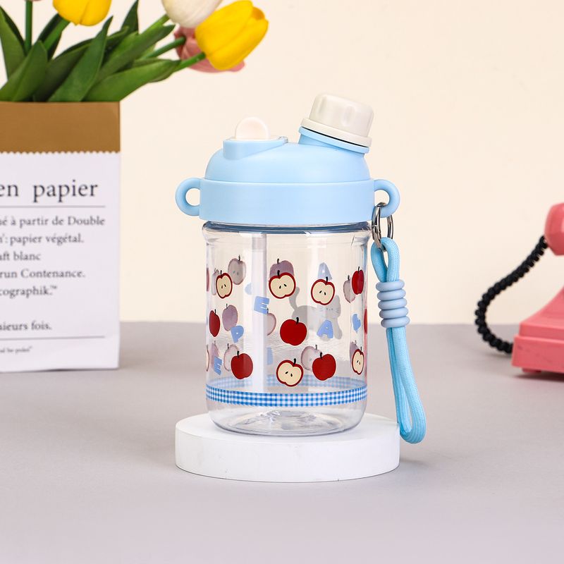 Sommer Neue Kunststoff Niedlich Doppel Trinken Cartoon Bär Stroh Für Männer Und Frauen Studenten Zu Hause Tragbare Strap Wasser Tasse_voghion.com