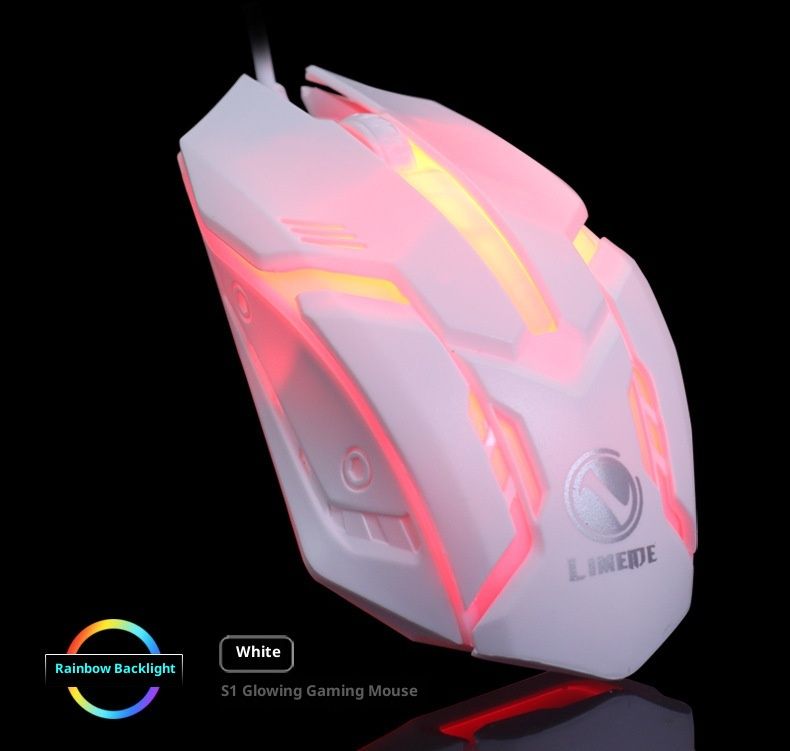 Digitex Digitex Limei S1 Luminous USB Office Wired Gaming Mouse_voghion.com