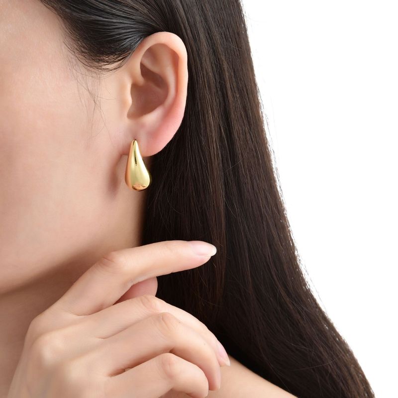 Set di gioielli da donna, orecchini alla moda, orecchini a forma di C a cerchio spesso, orecchini esagerati, nuovi orecchini di tendenza, personalità femminile semplice_voghion.com