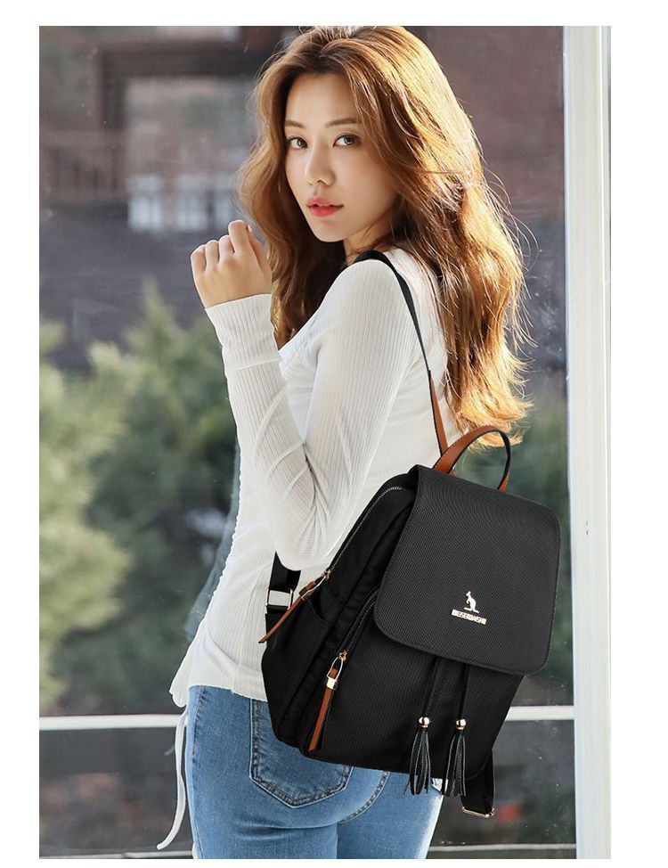 Brand 2024 new fashionable Oxford cloth simple backpack large capacity women's versatile travel bag 1_voghion.com