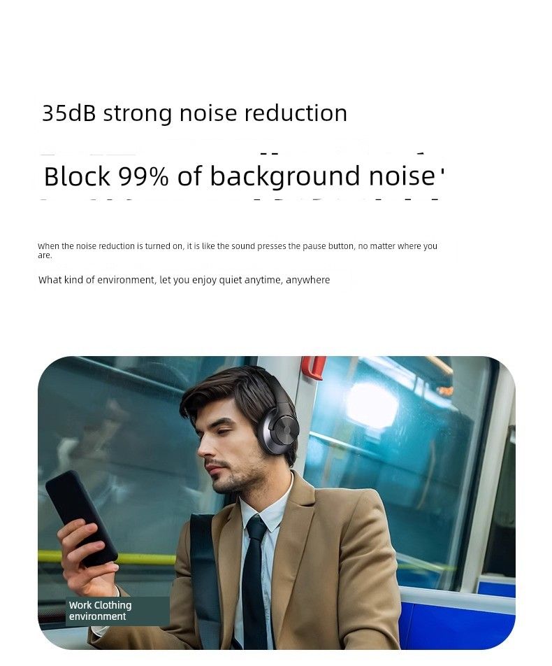 Ακουστικά Bluetooth με μείωση θορύβου Burmester, ασύρματα ακουστικά με δυνατότητα στερέωσης στο κεφάλι, μουσική, ποιότητα ήχου HiFi, ANC ενεργά με μικρόφωνο_voghion.com