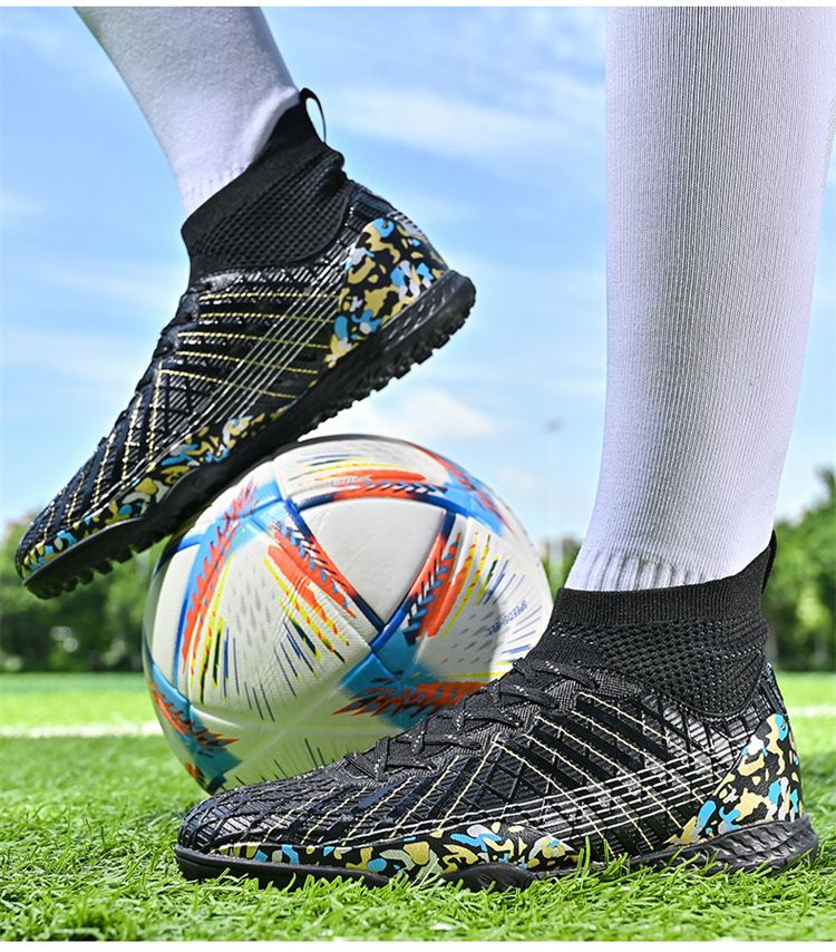 23 grenzüberschreitende Fußballschuhe Fußballschuhe Herren atmungsaktive lange und kurze Spike-Fußballschuhe Jugend-Trainingsschuhe_voghion.com