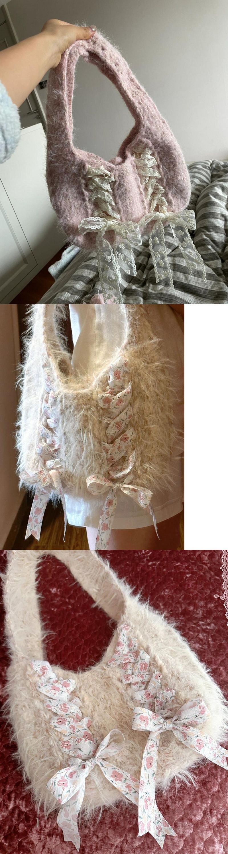 Borsa da donna in pizzo con tracolla_voghion.com