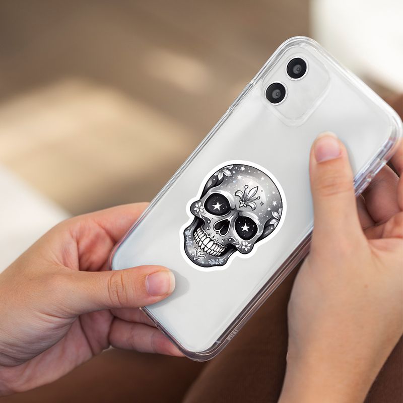 Adesivos 50 Adesivos de Grafite de Caveira de Halloween Estilo Nórdico Copo de Água Bagagem Skate Adesivos Decorativos À Prova D'água_voghion.com