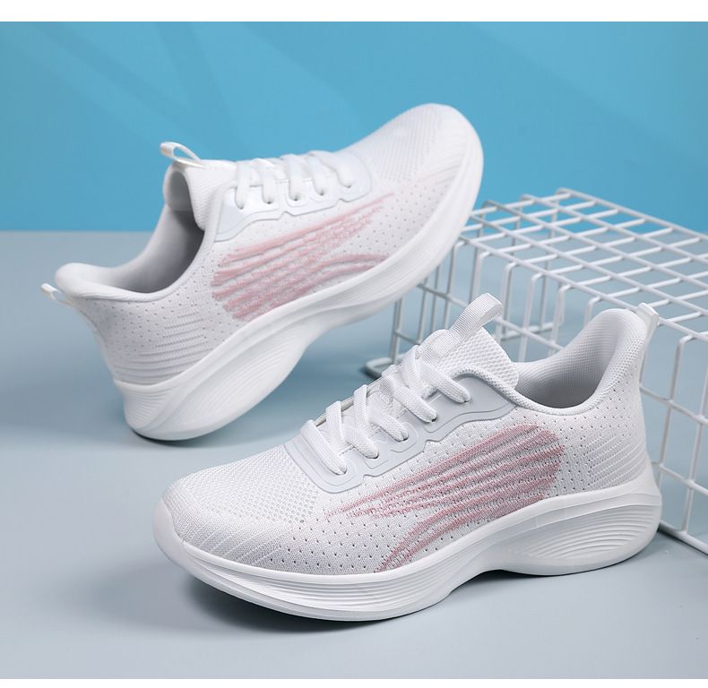 2024 zapatillas deportivas para mujer, transpirables, ligeras, tejidas, informales, cómodas_voghion.com
