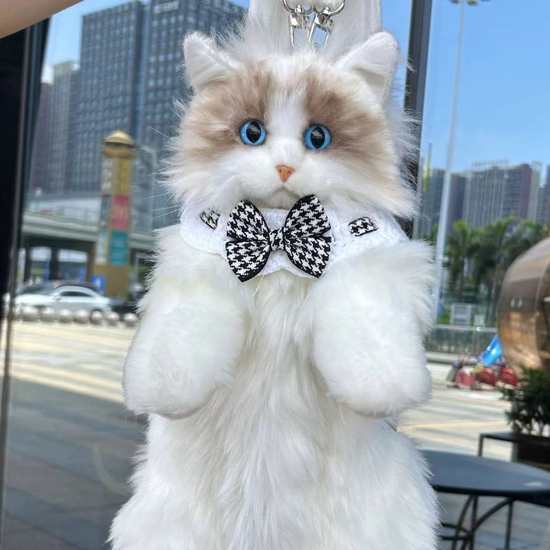 Simulation Katze Rucksack Kätzchen Plüsch Puppe Spielzeug Geburtstagsgeschenk Mädchen_voghion.com