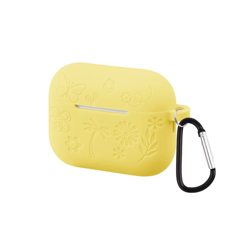 Custodia con motivo a farfalla e fiore 3D per AirPods Pro 3 2025, morbida custodia in silicone con motivo a cartoni animati per AirPods Pro3, custodia con gancio_voghion.com