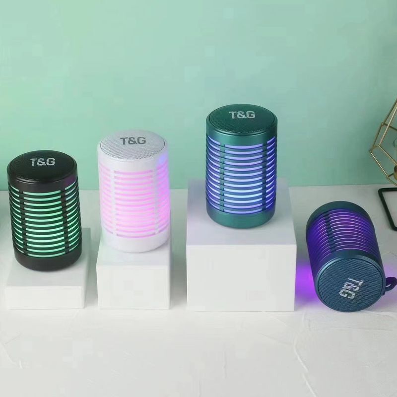 New creative LED luminous colorful single speaker, stunning surround sound, subwoofer, outdoor sports speaker_voghion.com