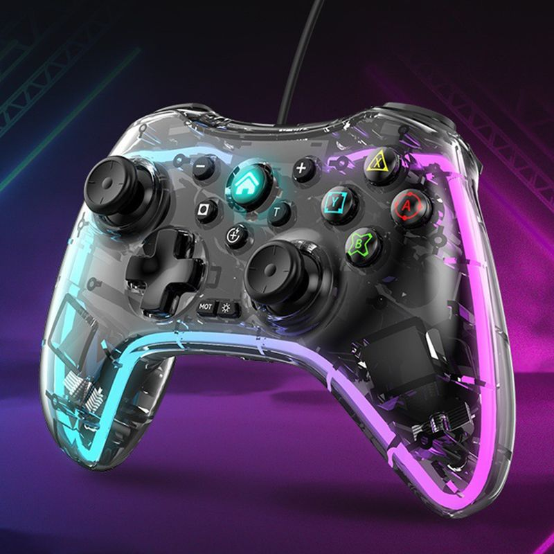Xinweiqing 1 Set PC Linear Pressure Trigger Keys Joystick Entertainment ABS Video Games Phone External Gaming Controller_voghion.com