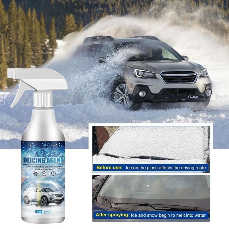 Agent anti-neige pour vitres automobiles en hiver_voghion.com