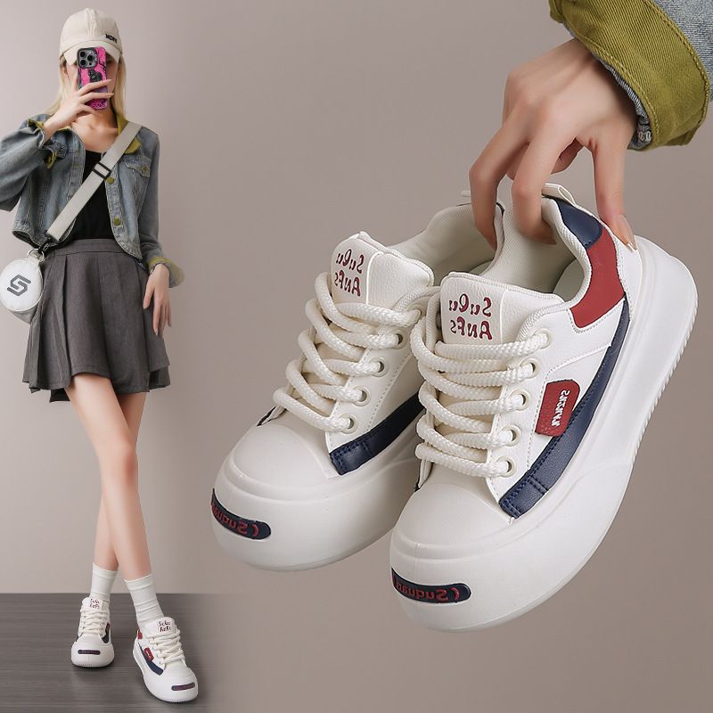 Scarpette bianche per bambini, ragazze, studenti, tempo libero, sport, scarpe da tavola versatili, tiro da strada_voghion.com