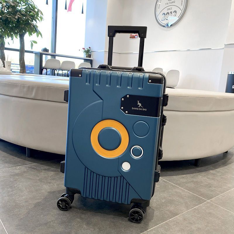 Holdbar bagage mandlig studerende ny pull bar box kvindelig aluminiumsramme universal hjul 20 tommer boarding adgangskode kuffert_voghion.com